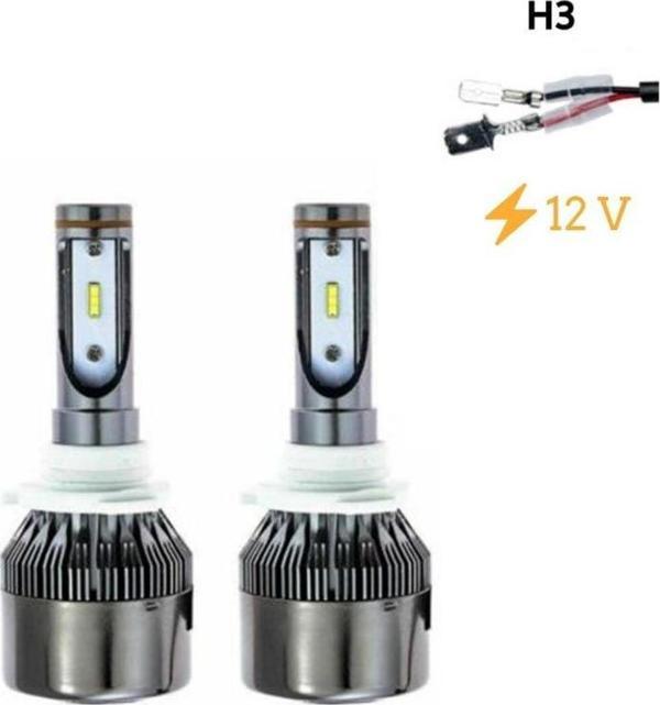 Led Far Ampulü Beyaz H3 36W 4800Lm 12V Laam801 - Image 1