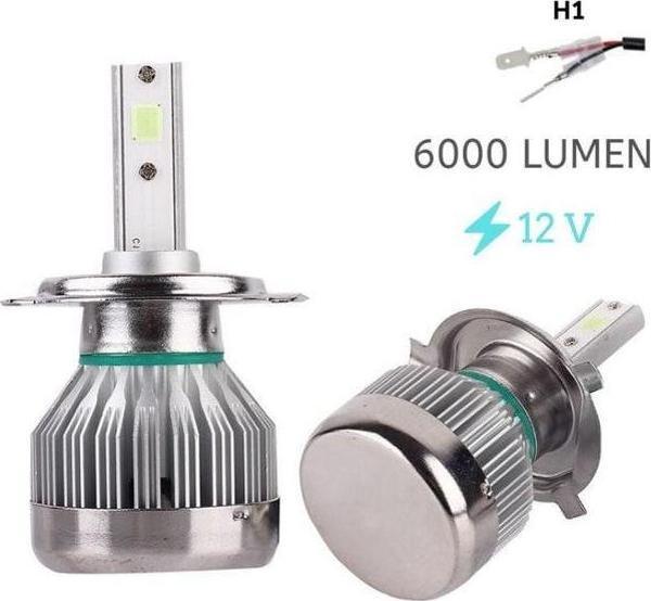 Led Far Ampulü H1-3500Lmx2-30W-12V Buz Mavisi / Laam700 - Image 1