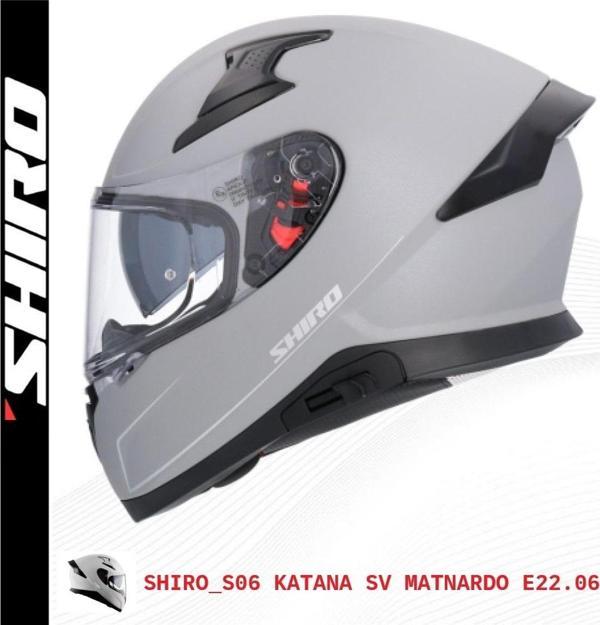 SHIRO KASK FULLFACE KATANA M.C SV (GÖZLÜKLÜ) MAT NARDO XL 6162 - Image 1