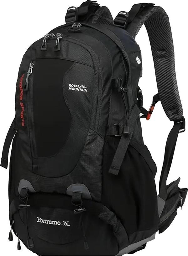 Outdoor Kamp ve Yürüyüş Sırt Çantası (40 Litre Kapasiteli) Siyah 1616 - Image 1
