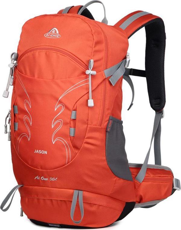Outdoor Kamp ve Yürüyüş Sırt Çantası (30 Litre Kapasiteli) Turuncu DSC1869 - Image 1