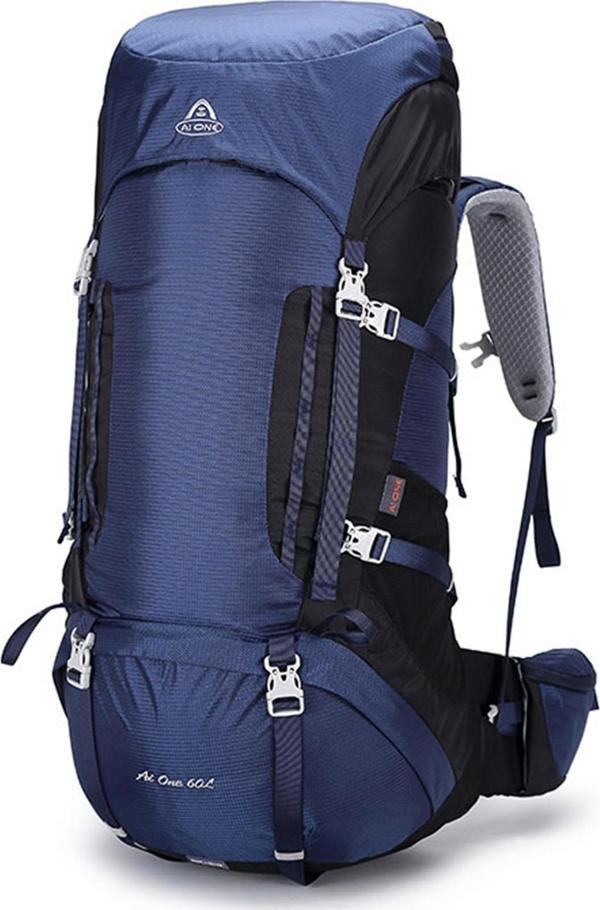 Profesyonel Outdoor Dağcılık, Kamp ve Yürüyüş Sırt Çantası (60  Litre) Lacivert 8125 - Image 1