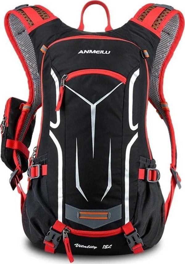 Outdoor Bisiklet ve Yürüyüş Sırt Çantası (18 Litre) Kırmızı DSC1013 - Image 1