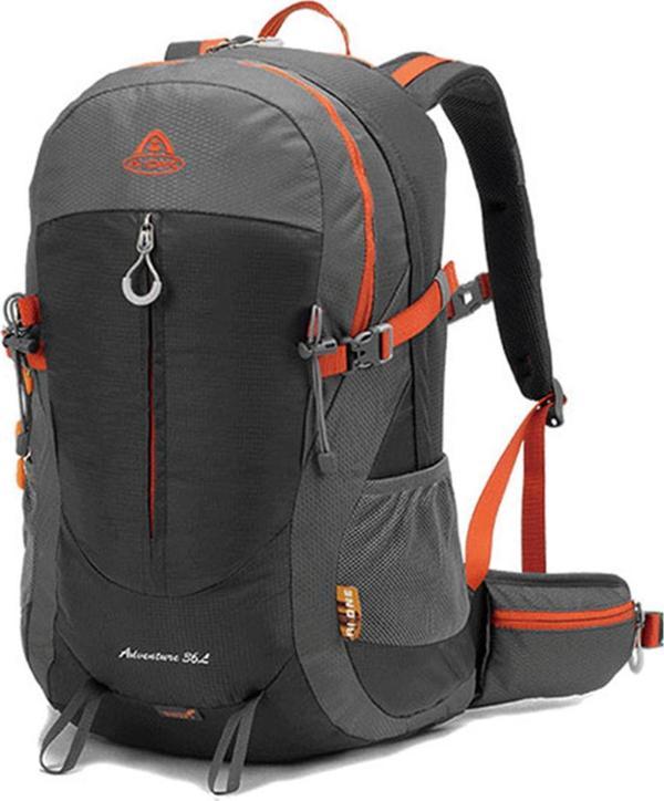 Outdoor Kamp ve Yürüyüş Sırt Çantası (36 Litre Kapasiteli) Gri 9860 - Image 1