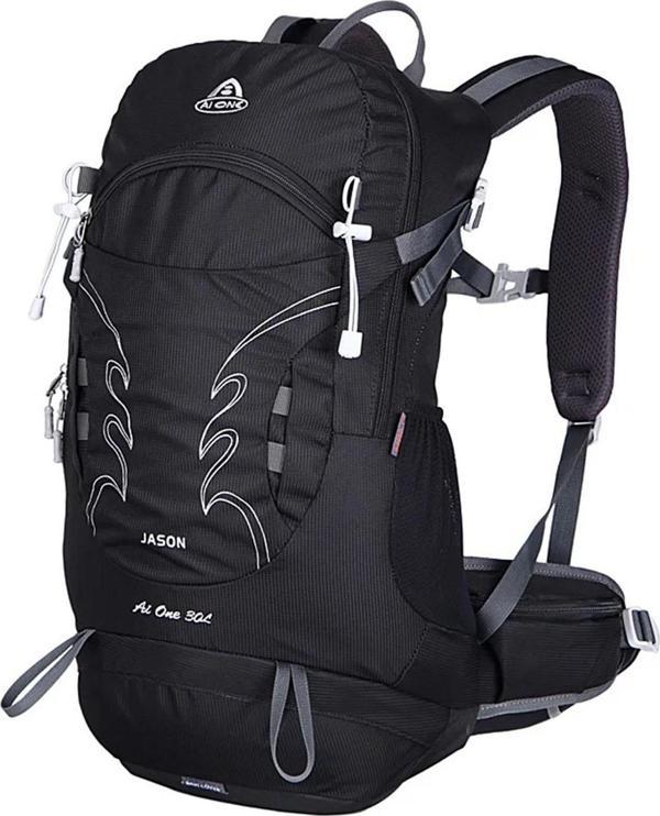 Outdoor Kamp ve Yürüyüş Sırt Çantası (30 Litre Kapasiteli) Siyah DSC1869 - Image 1