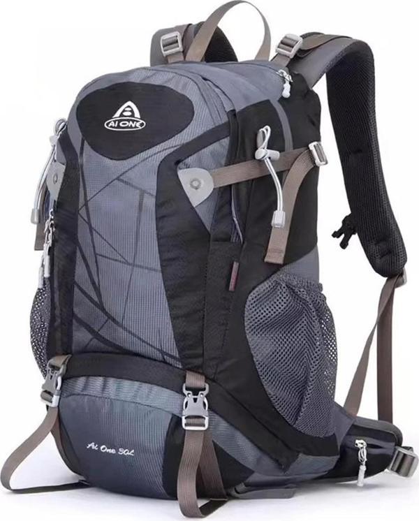 Outdoor Kamp ve Yürüyüş Sırt Çantası (30 Litre Kapasiteli) Gri 9742 - Image 1