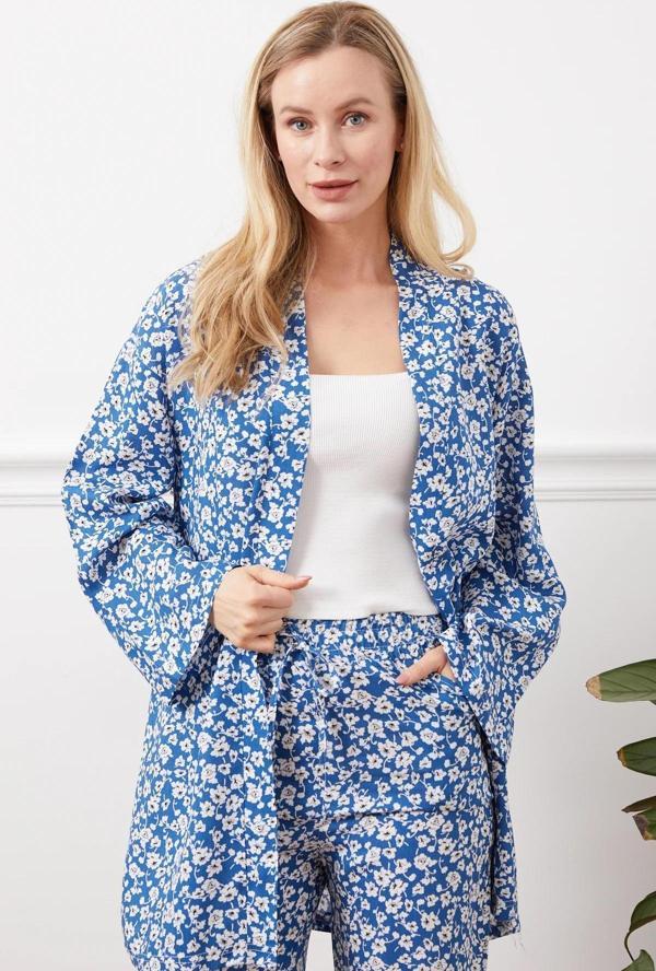 Go Veform Kadın İkili Takım Mavi ZN5024 - Image 1