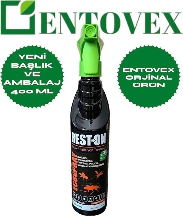 ENTOSAV Rest-On 400 Ml Portakal Kokulu Sivrisinek,Karasinek,Tatarcık(Yakarca),Kene,Karınca,Hamamböceği Ilacı - Image 1