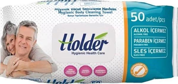 Holder Hijyenik Vücut Temizleme Havlusu 50'Li - Image 1