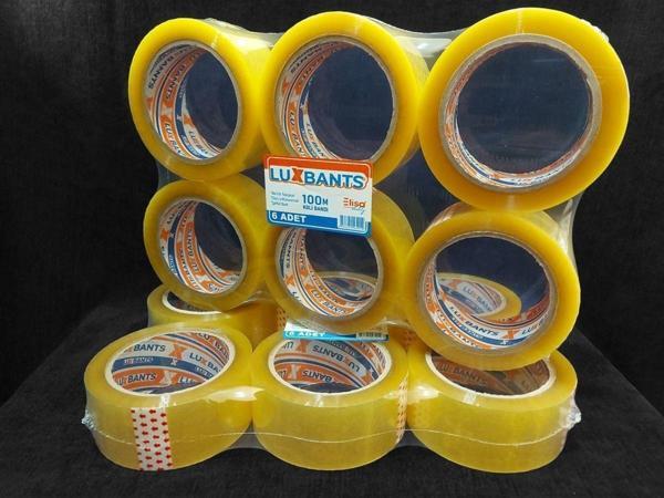 LuxBants 100 Metre 12 Adet Koli Bandı 45x100m - Image 1