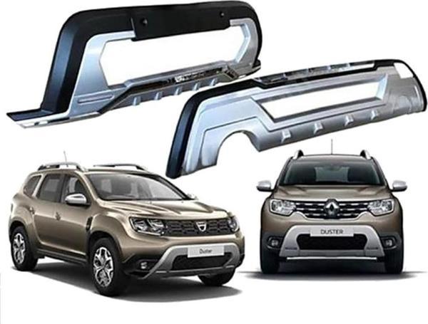 Dacia Duster Uyumlu 2018-2020 Ön Arka Tampon Ek Koruma Difüzör... - Image 1