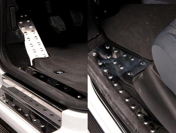 Citroen Berlingo Uyumlu 2 Ayak Dinlendirme Pedalı Çelik 2008 Ve Sonrası - Image 1