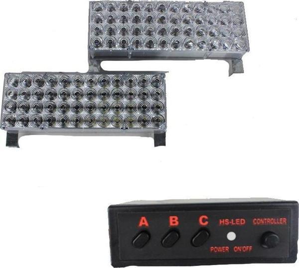 Flaşlı İkaz Lambası 96 Led (Beyaz) / Lapa19-1 - Image 1