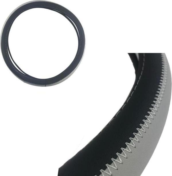 Direksiyon Kılıfı 38 Cm Siyah/Gri / Dıkı342-Sg - Image 1