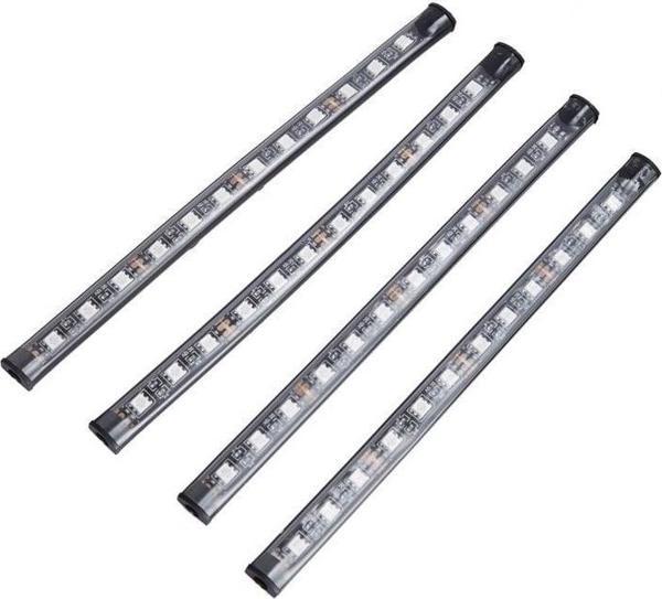Kayar Sinyalli Ön Panjur Ledi Uzaktan Kumandalı Çok Renkli 4X12 Smd-12V/ Laam314 - Image 1