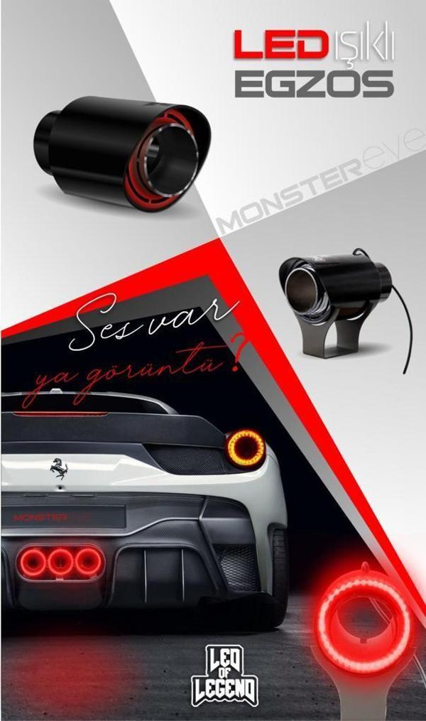 Ledli Egzoz Ucu Yeşil / Eguc180-4 - Image 1