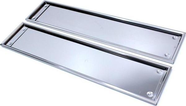 Plakalık Paslanmaz Krom Metal  / Daply45 - Image 1