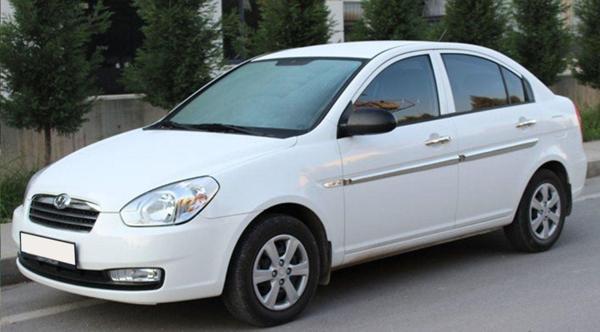 Hyundai Accent Uyumlu Era Krom Kapı Kolu Çelik 2005-2011 - Image 1