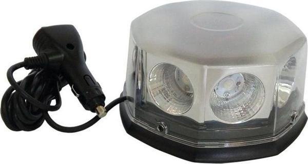 Mıknatıslı Tepe Lambası Cree Ledli Yuvarlak Kırmızı Mavi 12V / Laık110 - Image 1
