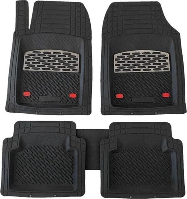 Safir Nissan Uyumlu Qashqai Havuzlu Universal Paspas Krom Karbon Parça - Image 1