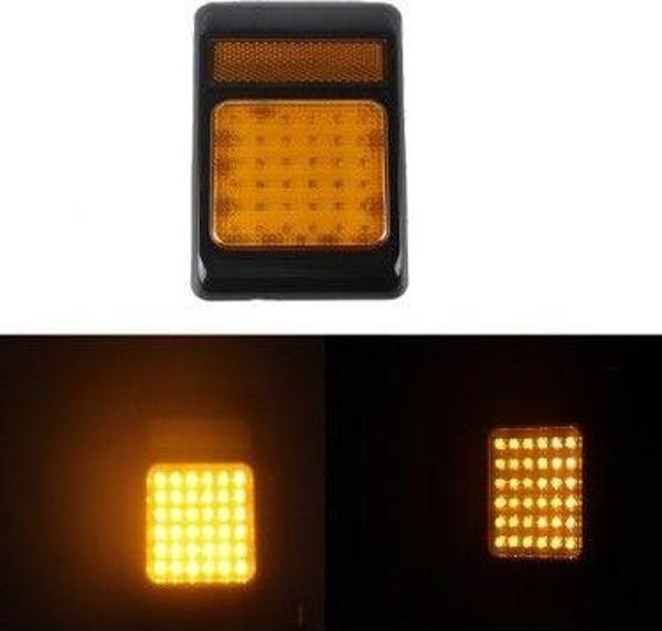 Space Ledli Dekoratif Lamba (2X18Led) 12V Sarı / Laak107-1-12 - Image 1