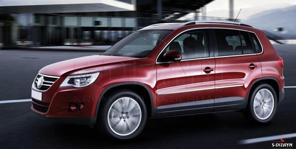 Volkswagen Tiguan Uyumlu Kapı Koruma Çıtası Krom 2007-2015 - Image 1