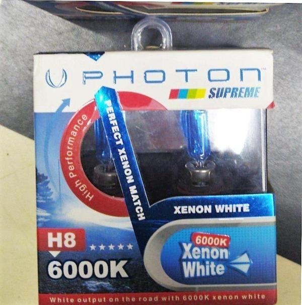 Supreme Vision Uyumlu H8 H11 6000K Xenon White Ampul - Image 1