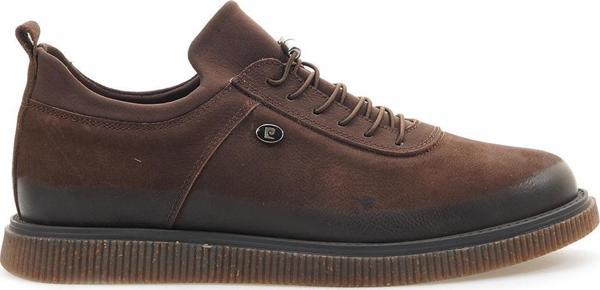 Pierre Cardin Erkek Hakiki Deri Casual Günlük Ayakkabı (40-44) 24y 61896 M Kahve Nubuk - Image 1