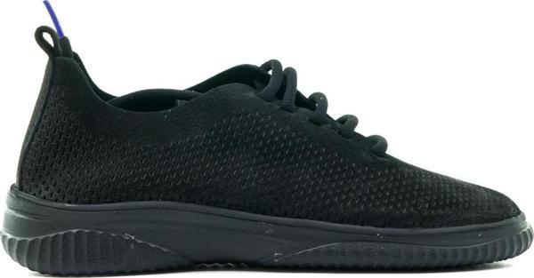 Mammamia Kadın Hakiki Deri Comfort Casual Günlük Ayakkabı (36-40) 24y D24ya-3890 Z Siyah Nubuk - Image 1
