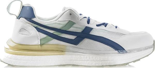 Yaşar Kaşlı Erkek Hakiki Deri Sneaker Günlük Ayakkabı (40-44) 24y Ykö-19321 M Beyaz/lacivert - Image 1