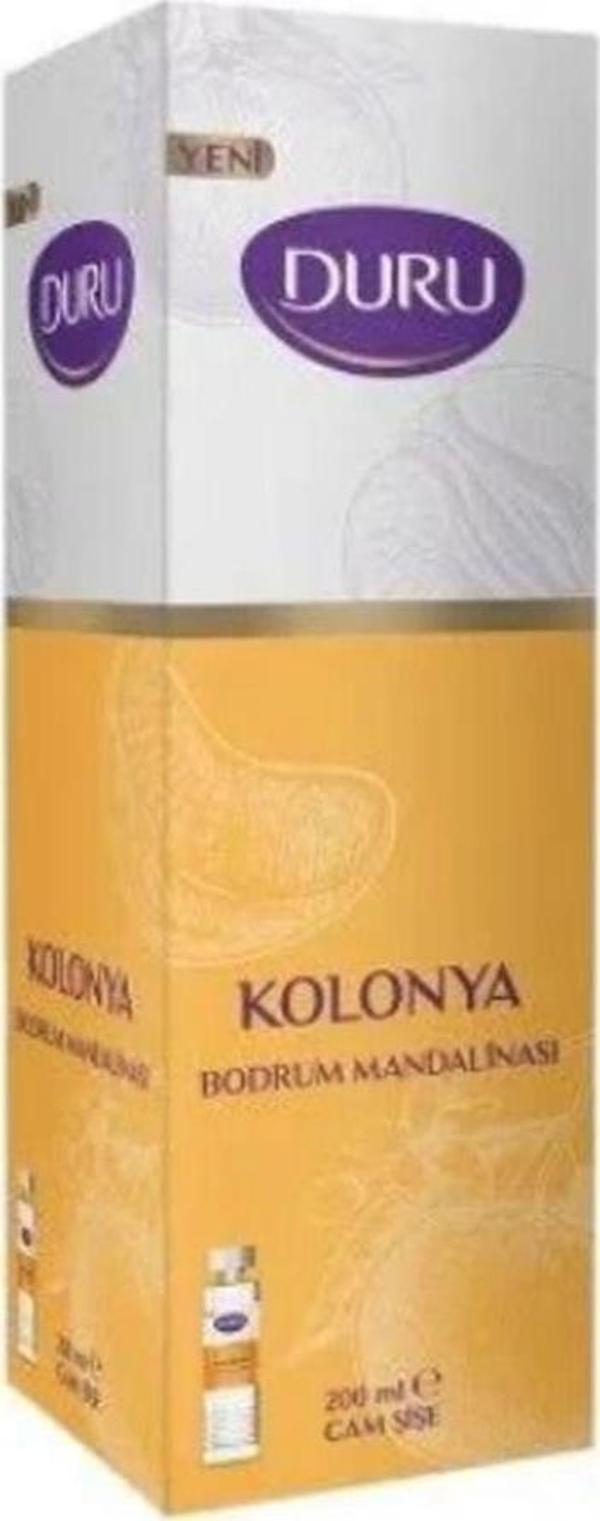 Duru Bodrum Mandalinası Kolonya Cam Şişe 200 Ml - Image 1