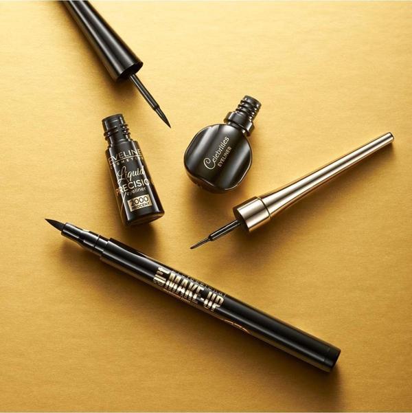 Eveline Eyeliner Siyah Liquid Precision % 2000 - Image 1