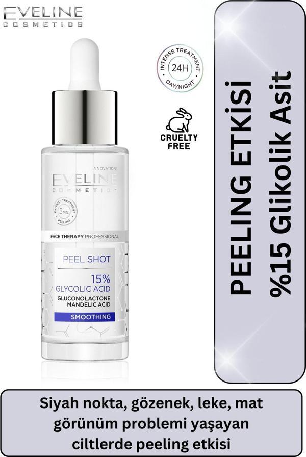 Eveline Cosmetics %15 Glikolik Asit + Glükonolakton + Mandelik Asit Serum 30 Ml - Image 1