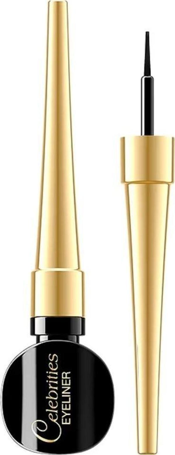 Eveline Cosmetics Celebrities Widelash Ultra Hassas Eyeliner Geniş Kirpik Siyah - Image 1