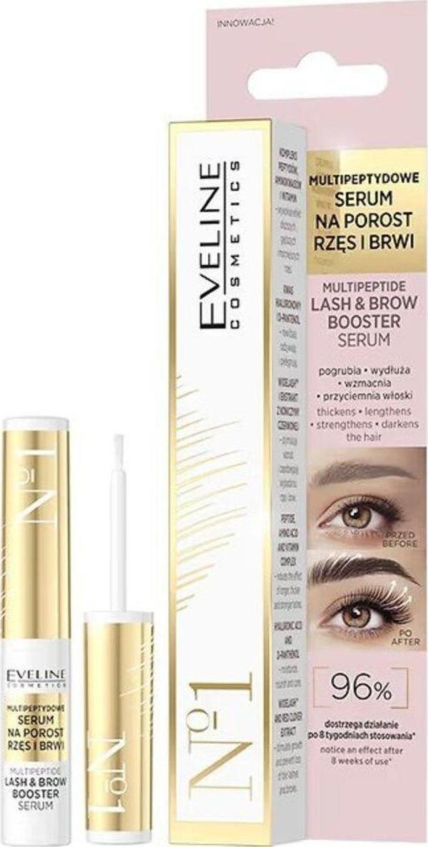Eveline Cosmetics Multipeptit Kirpik Ve Kaş Güçlendirici Serum 4 Ml - Image 1