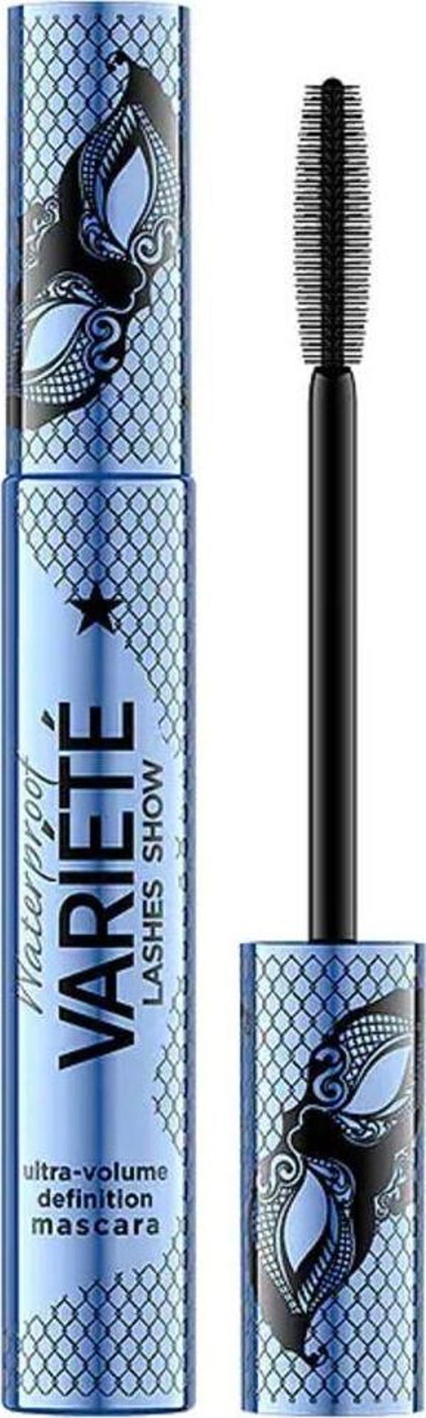 Eveline Cosmetics Varıete Lashes Show Su Geçirmez Vegan Maskara 10Ml - Image 1