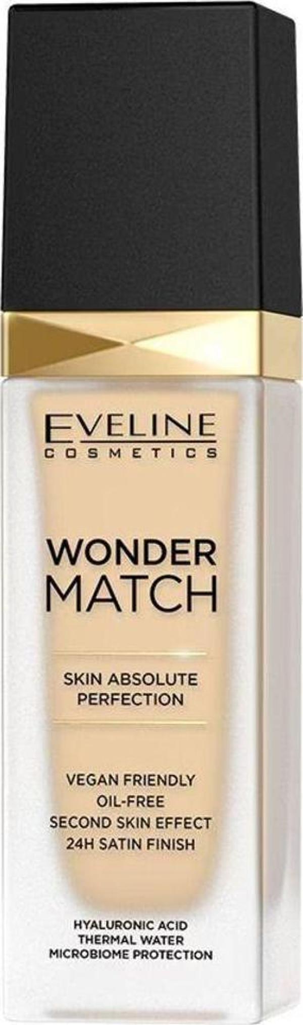 Eveline Cosmetics Wonder Match 12 Lıght Natural Vegan Fondöten 30Ml - Image 1