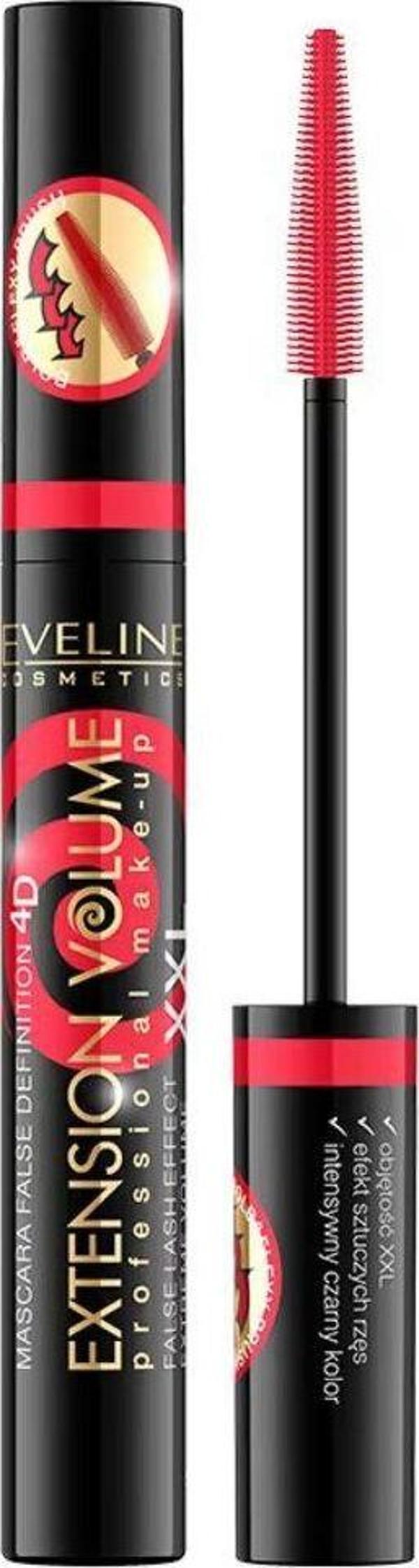 Eveline Cosmetics Maskara Extension Volum Uzatma Hacim Takma Kirpik Etkisi - Image 1