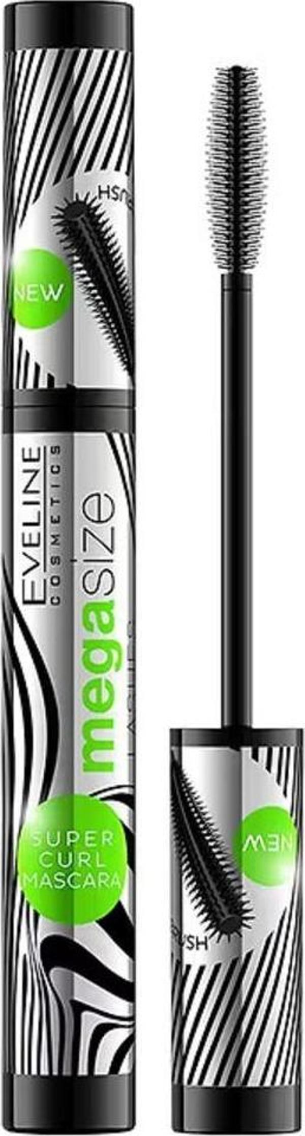 Eveline Cosmetics Mega Sıze Lashes Curl Kıvırıcı Maskara - Image 1