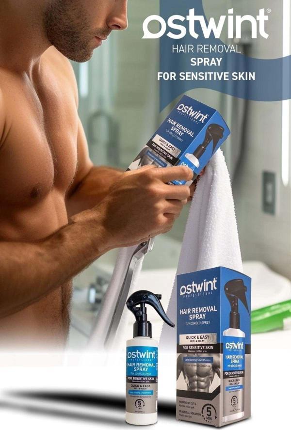 Ostwint Hassas Ciltler Için Tüy Dökücü Sprey 150 Ml Erkek - Image 1