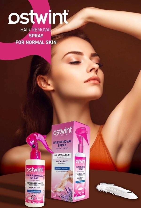 Ostwint Normal Ciltler Için Tüy Dökücü Sprey 150 Ml Kadın - Image 1