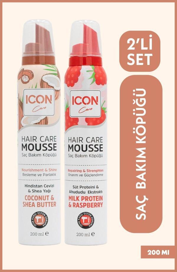 Icon Care Saç Bakım Köpüğü 2'Li Set - Image 1