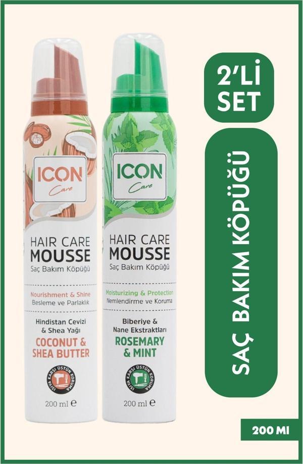 Icon Care Saç Bakım Köpüğü 2'Li Set - Image 1