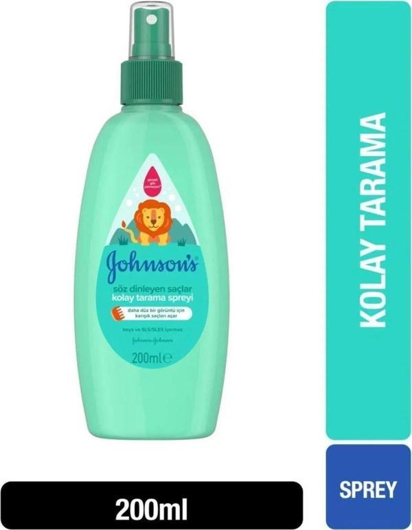 Johnsons Baby Johnson'S Baby Söz Dinleyen Saçlar Kolay Tarama Spreyi 200Ml - Image 1