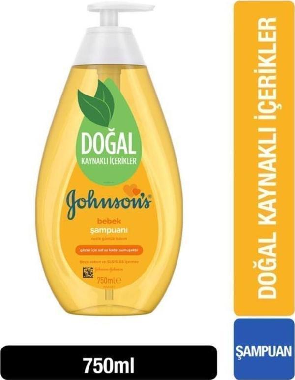 Johnsons Baby Unisex Bebek Şampuanı 750 Ml 6 Adet - Image 1