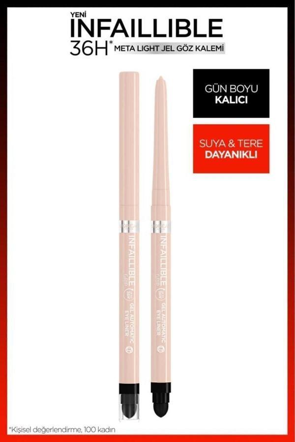 L'Oréal Paris Infaillible Meta Light Jel Göz Kalemi - Bright Nude - Image 1