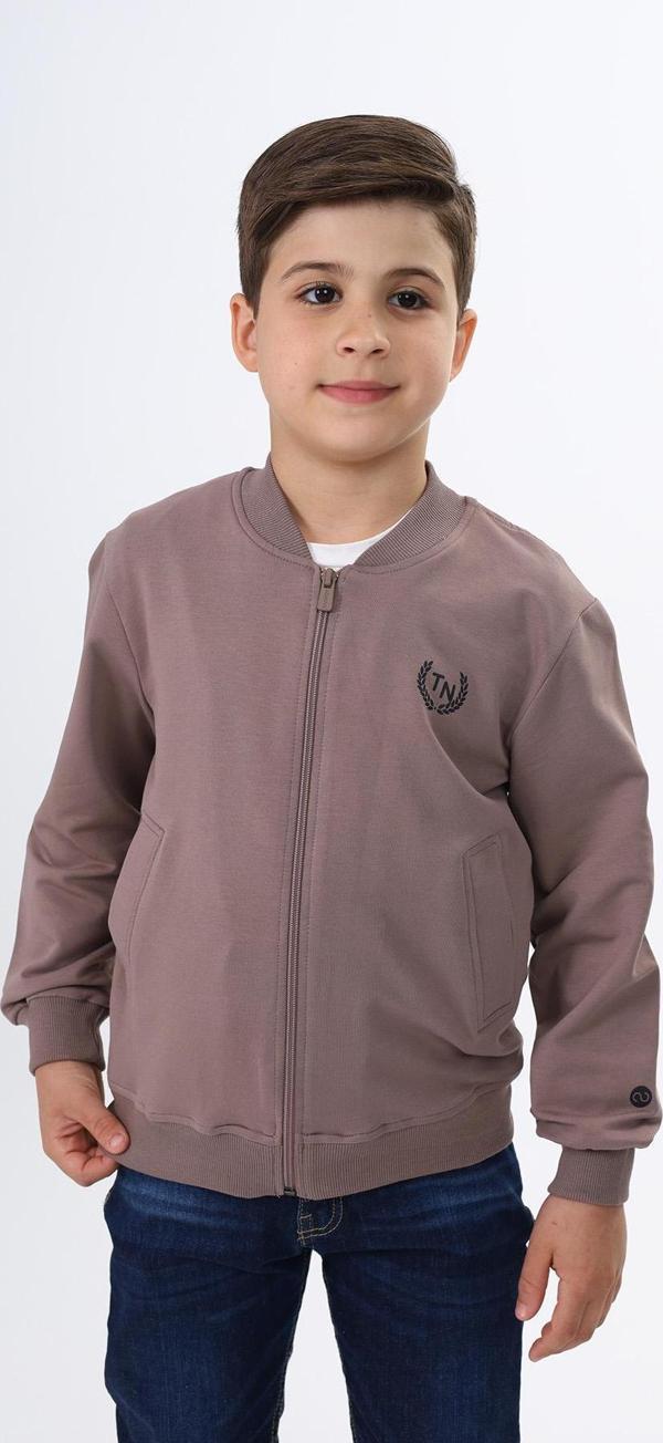 Toontoy Erkek Çocuk Baskılı Hırka - Image 1