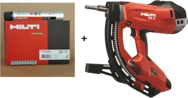 Hilti Gx3 14-39 Mm Gazlı Çivi Çakma Tabancası + 27 Mm 1200 Çivi + Gc 42 Gaz - Image 1