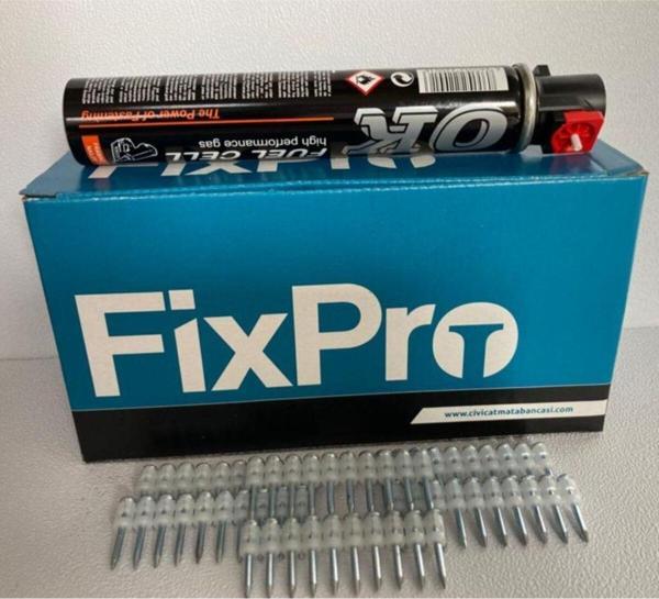 Fıxpro Standart Beton Çivisi 27 Mm 1.000 Adet ( Gaz Dahil ) - Image 1