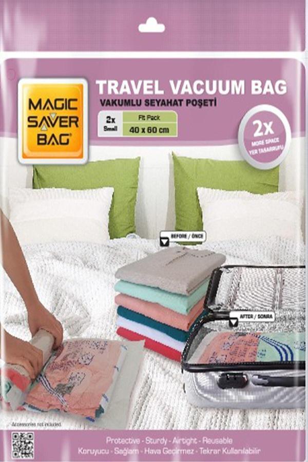 Magic Saver Bag Magıc Saver Bag 2'Li Seyahat Poşeti Roll-Up S - Image 1